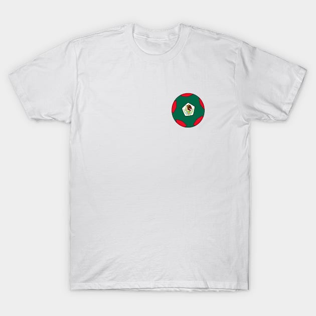 mexican flag football T-Shirt by persa